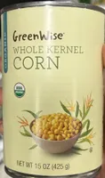 Publix Greenwise Organic Whole Kernel Corn