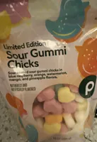 sour gummy chicks