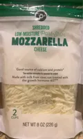Shredded Low-Moisture Part-Skim Mozzarella Cheese