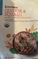 QUINOA & SQUASH WITH KALE, CARROTS & BUTTERNUT SQUASH