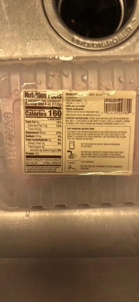 GROUND TURKEY
