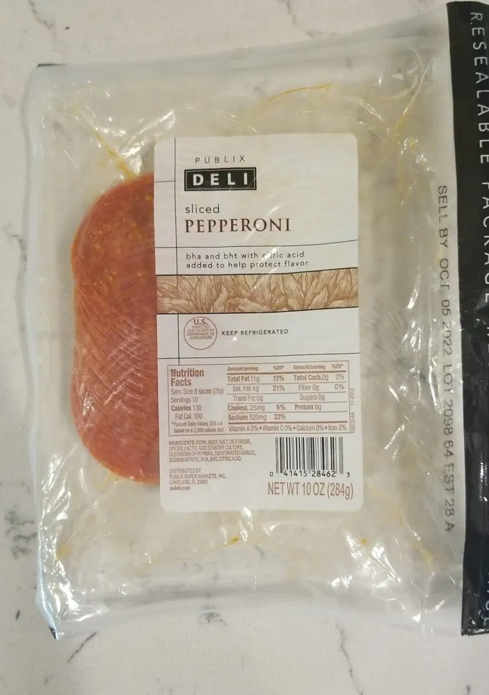 Sliced Pepperoni