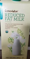 Publix Greenwise Organic Reduced Fat Milk