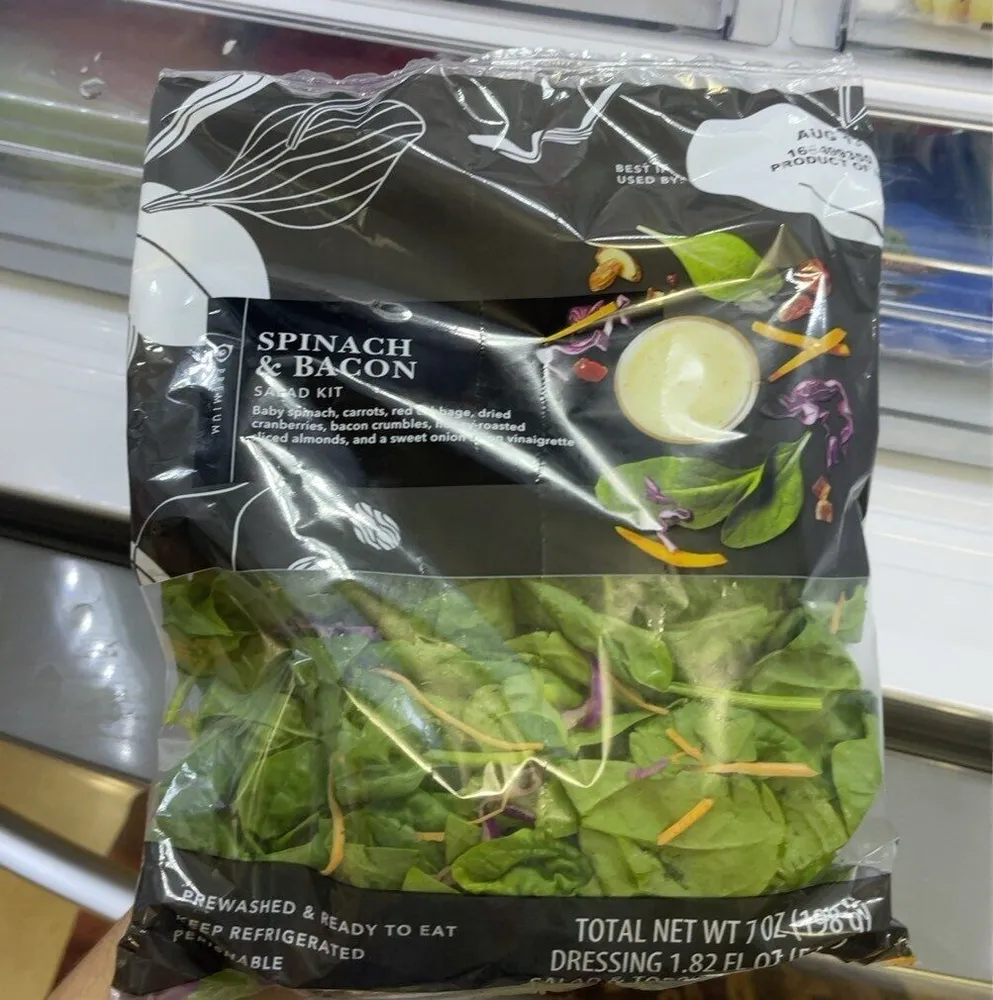 spinach and bacon salad kit