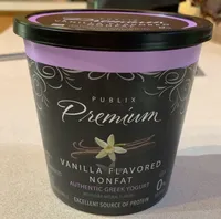 Greek Nonfat Yogurt Vanilla Flavored