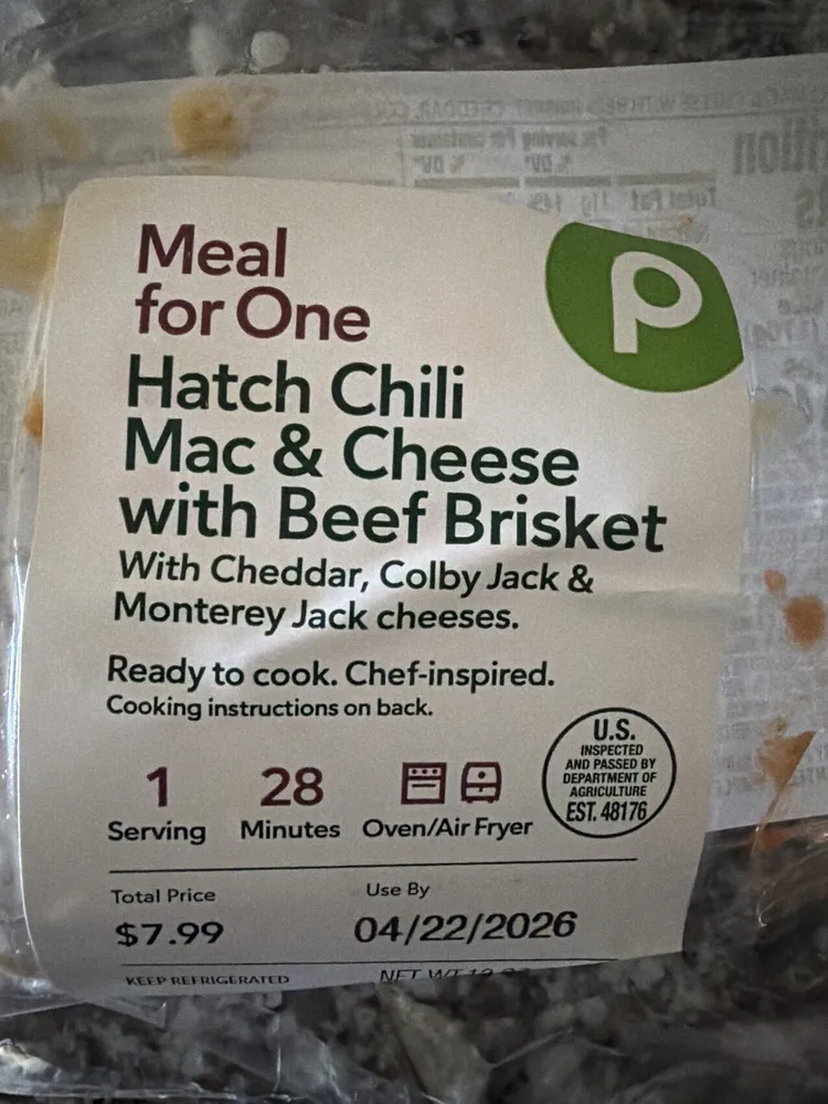 Hatch Chili Mac & Cheese With Beef Brisket