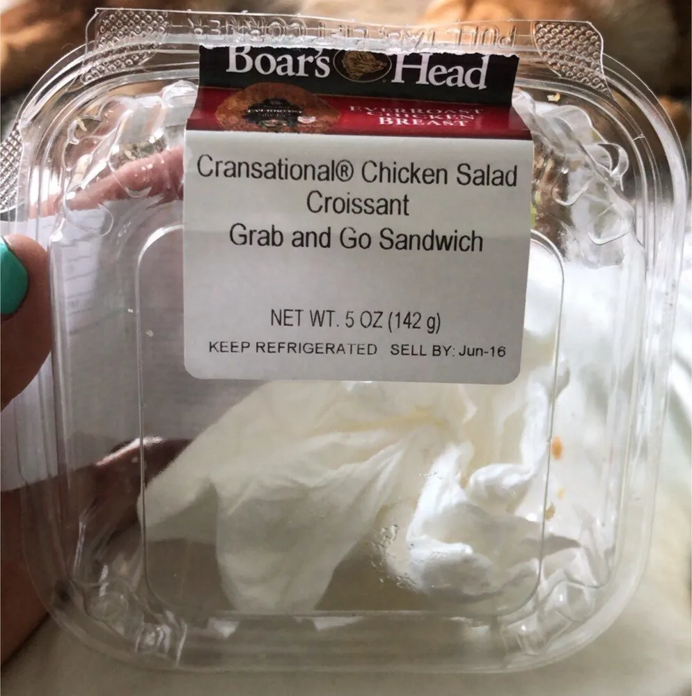 Cransational Chicken Salad Croissant Grab and Go Sandwich