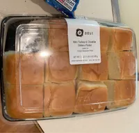 Mini turkey and cheddar slider platter
