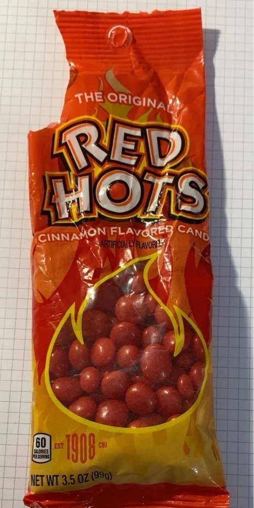 Cinnamon flavored candy