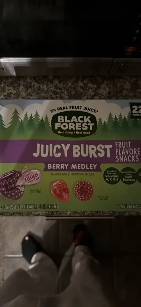 Juicy Burst Fruit Flavored Snacks Berry Medley