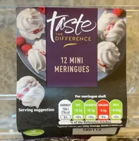 12 mini meringues