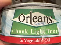 Chunk light tuna, in vegetable oil