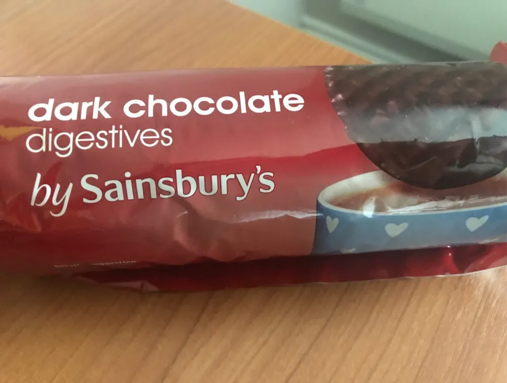 dark chocolate digestives