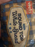 Round top white enriched bread