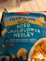 Sauteed Riced Cauliflower Medley with Soy Ginger Sauce