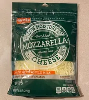 Shredded Whole Milk Low-Moisture Mozzarella Cheese