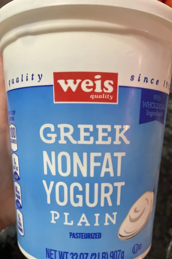Plain Greek Nonfat Yogurt