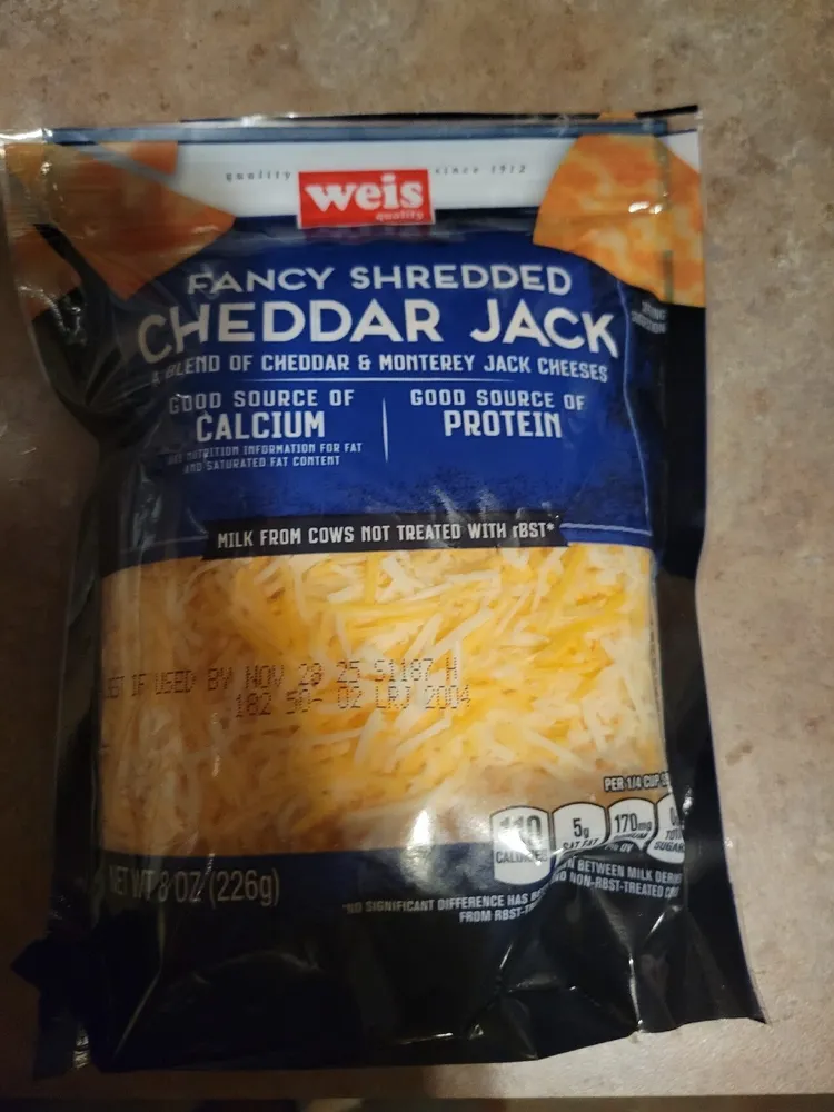 Fancy Shredded Cheddar Jack
