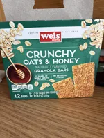 100% Natural Crunchy Granola Bars
