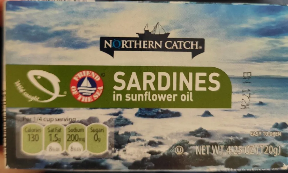 Sardines in sunflower oil