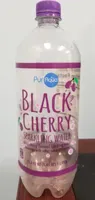Black cherry sparkling water beverage, black cherry