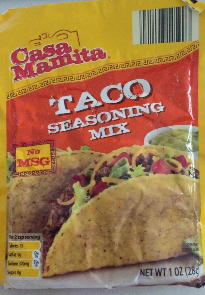 Taco seasonning mix