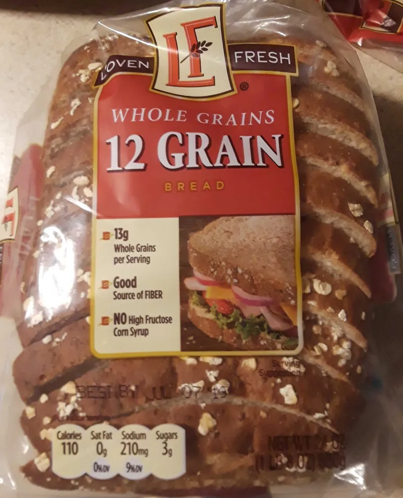 Whole grains bread