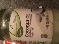 Coconut oil unrefined, cold-pressed virgin oil