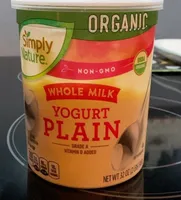 Organic Plain Whole Yogurt
