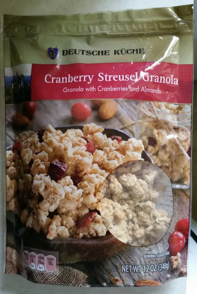 Cranberry Streusel Granola