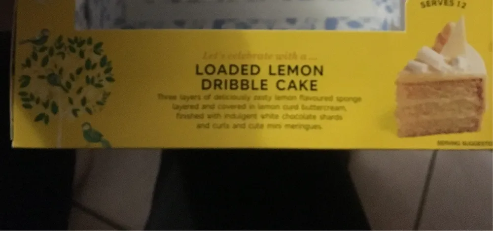 Loaded Lemon Dribble Cake