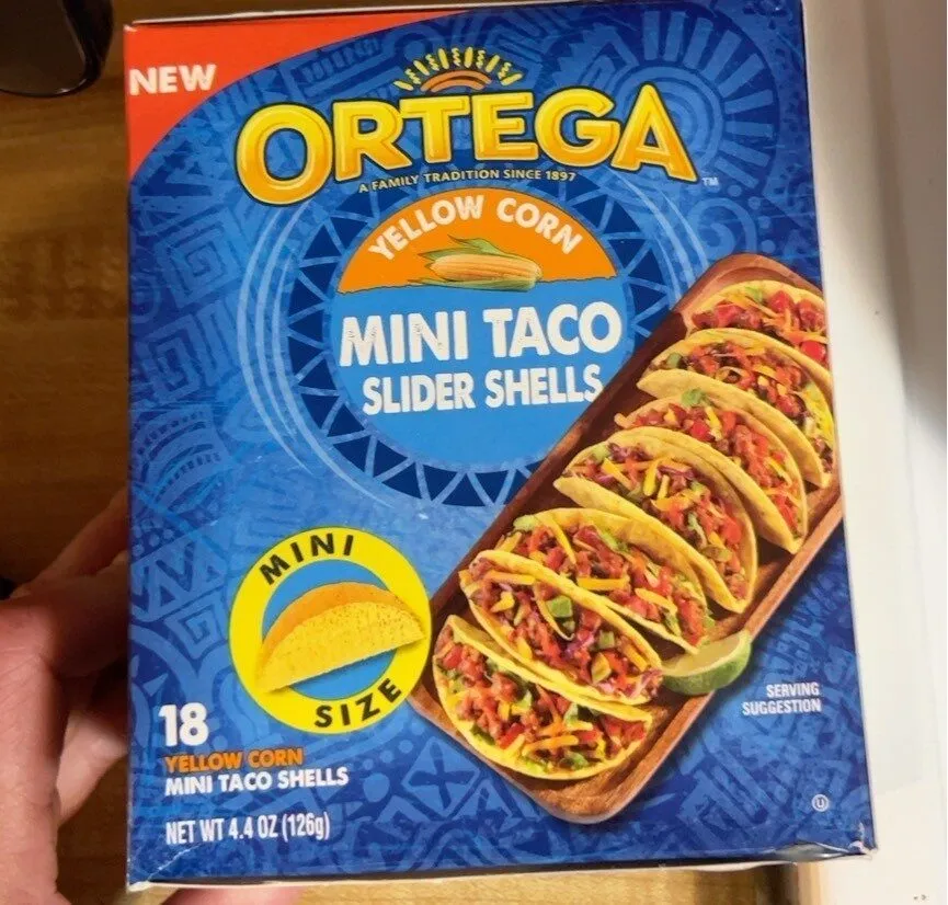 Yellow Corn Mini Taco Slider Shells