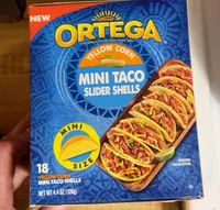 Yellow Corn Mini Taco Slider Shells