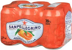 Eau Gazéifiée (aranciata Rossa)