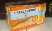 Carbonated Natural Mineral Water Tangerine and Wild Strawberry