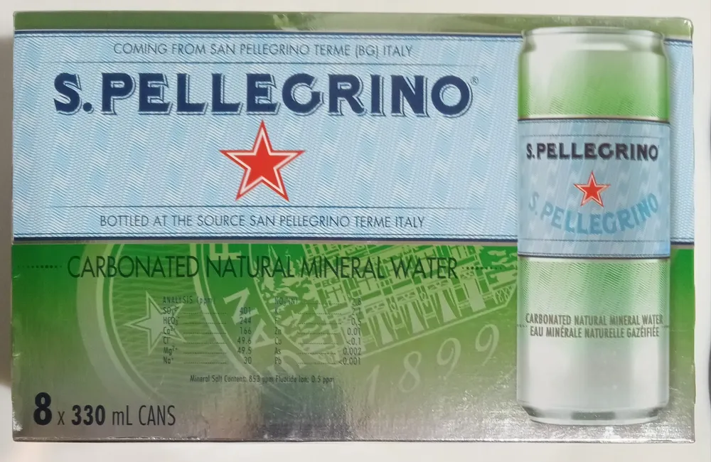 Carbonated Natural Mineral Water