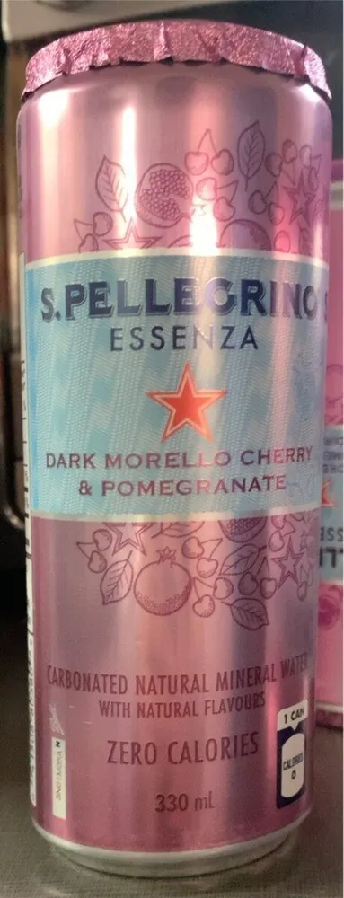 Carbonated spring water flavoured