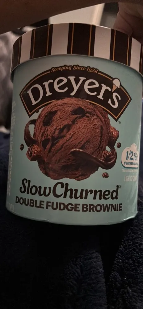 Slow Churned Double Fudge Brownie Light Ice Cream