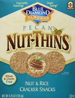 NUT THINS PECAN RICE CRACKER SNACKS WITH PECANS