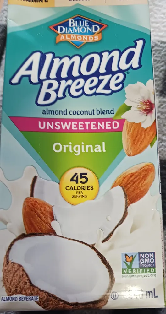 Orig. Unsweet. Almond-Coconut Bev. Shelf-stable.