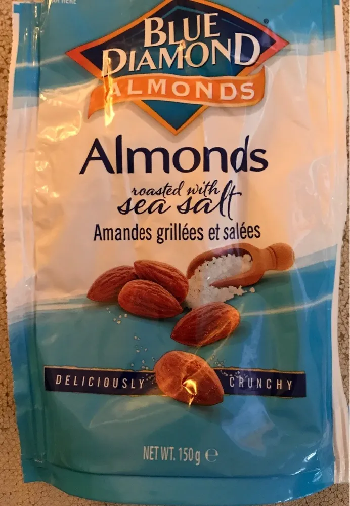 Amandes grillées salées
