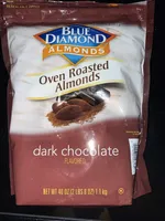 Oven Roasted Almonds dark chocolate