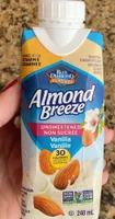 Almond Breeze Almondmilk Unsweetened Vanilla/Vanille Aseptic