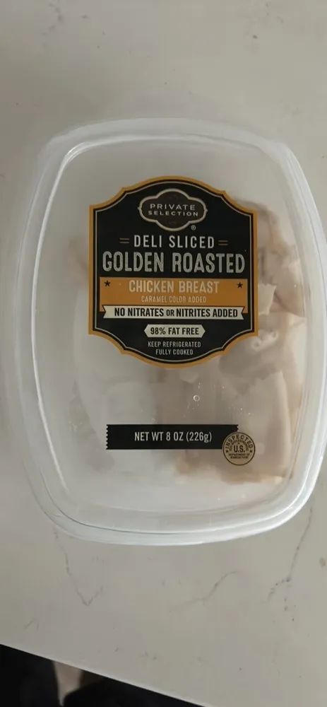 Deli Sliced Golden Roasted Chicken Breast