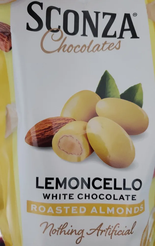 Lemoncello White Chocolate Roasted Almonds