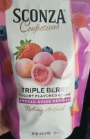 Triple Berry Yogurt Flavored Crème Freeze-Dried Berries