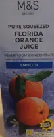 Pure squeezed florida orange juice