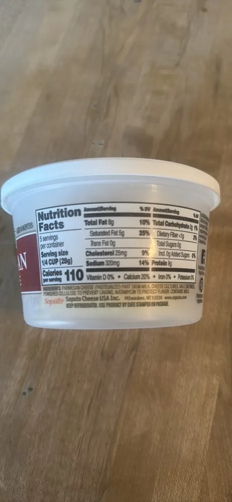 Shredded Parmesan Cheese