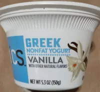 Nonfat Vanilla Greek Yogurt Cup