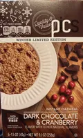 Dark Chocolate & Cranberry Oatmeal